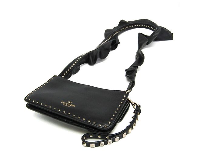 Pochette a spalla Lockstuds Valentino Garavani Nero - vista 2