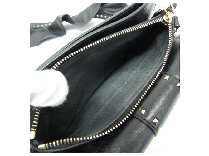 Pochette a spalla Lockstuds Valentino Garavani Nero - vista 4