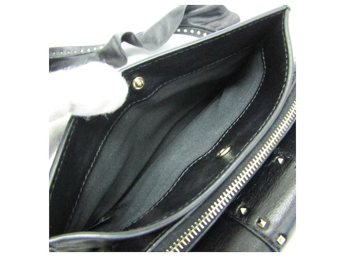 Pochette a spalla Lockstuds Valentino Garavani Nero - vista 5