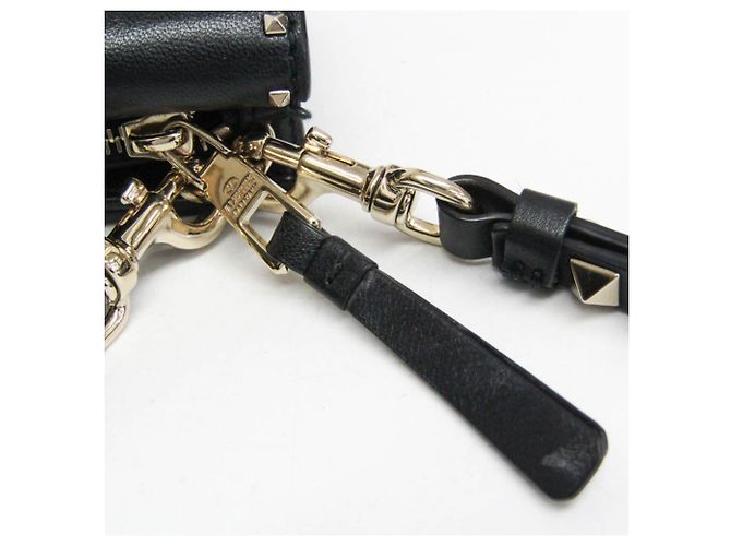 Pochette a spalla Lockstuds Valentino Garavani Nero - vista 9