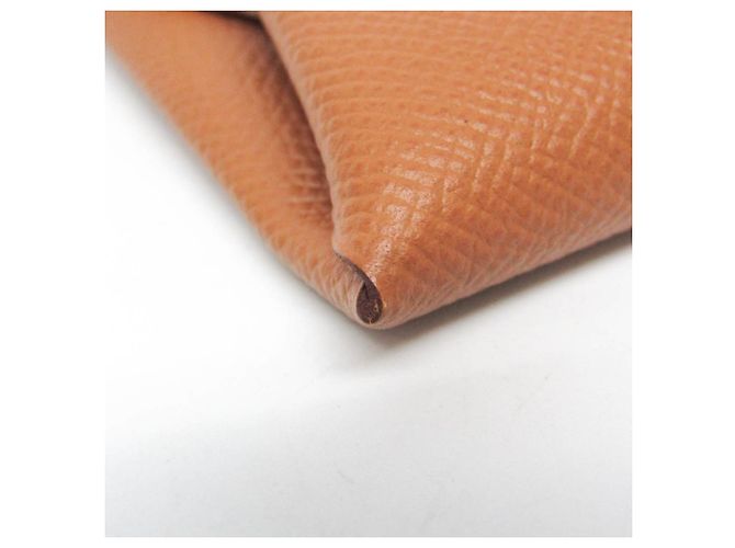 Monedero de cuero Epsom Bastia de Hermès Castaño - vista 7