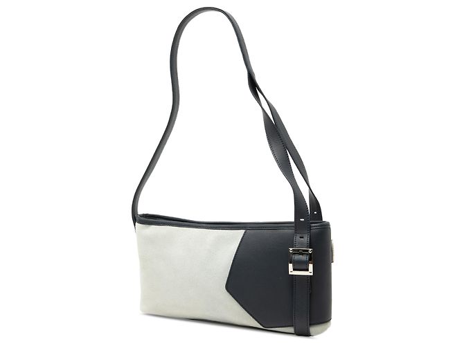 Borsa a Spalla in Suede Grigio Anagram Switching di LOEWE Marrone - vista 2