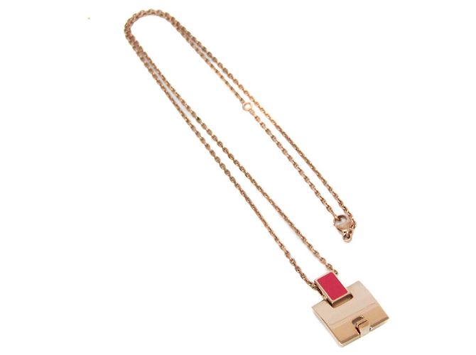 Ring Hermès Collana Pendente Hermes Eileen ST0138 Rosso D'oro - vista 2