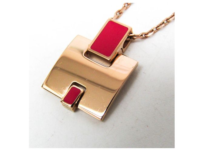 Ring Hermès Collana Pendente Hermes Eileen ST0138 Rosso D'oro - vista 5