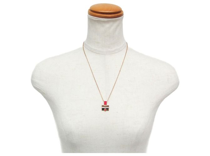 Ring Hermès Collana Pendente Hermes Eileen ST0138 Rosso D'oro - vista 9
