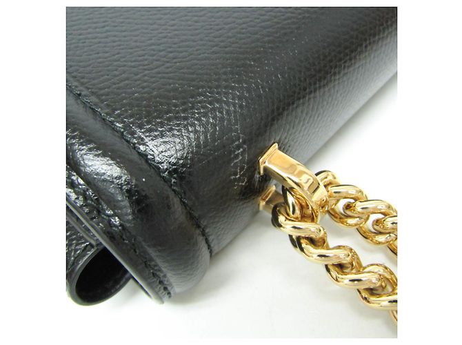 Vara Leder Schultertasche von Salvatore Ferragamo Schwarz - Ansicht 7