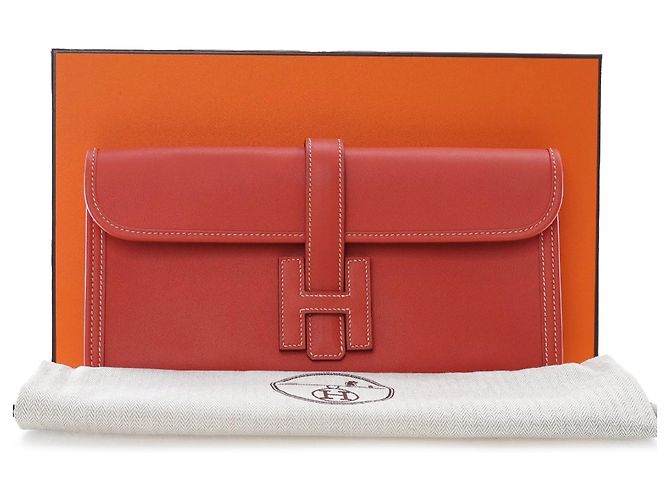 Hermès Arancione Swift Jige Elan 29 Rosso - vista 15