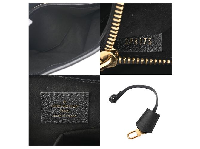 Borsa Tote Pallas Shopper Noir Monogram Louis Vuitton Nero - vista 11