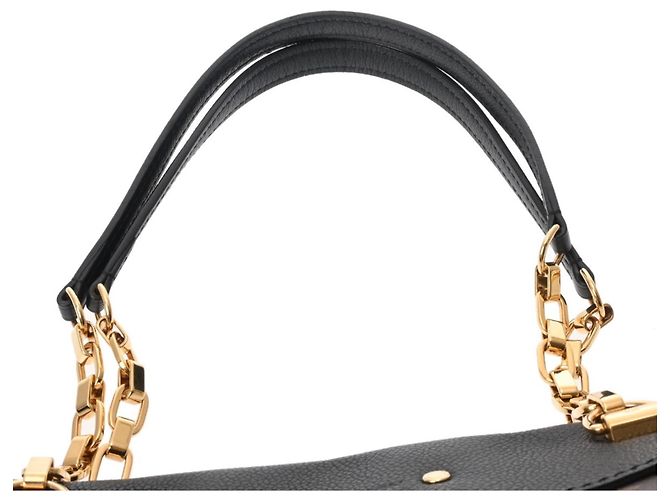 Borsa Tote Pallas Shopper Noir Monogram Louis Vuitton Nero - vista 5