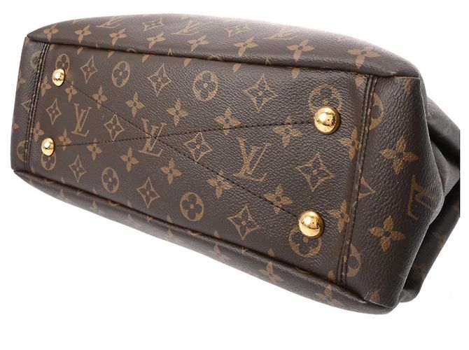 Borsa Tote Pallas Shopper Noir Monogram Louis Vuitton Nero - vista 6