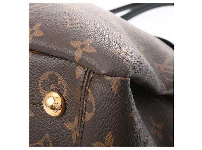 Borsa Tote Pallas Shopper Noir Monogram Louis Vuitton Nero - vista 7