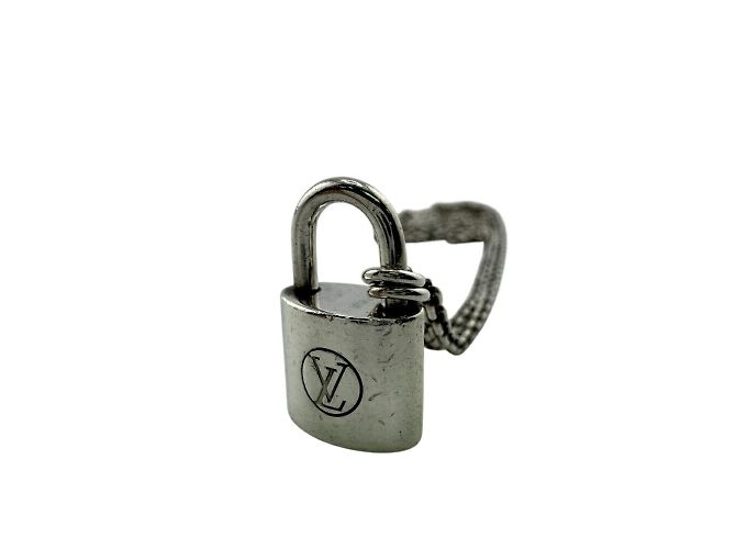 Louis Vuitton Silver Lockit Anhänger Halskette Silber - Ansicht 9