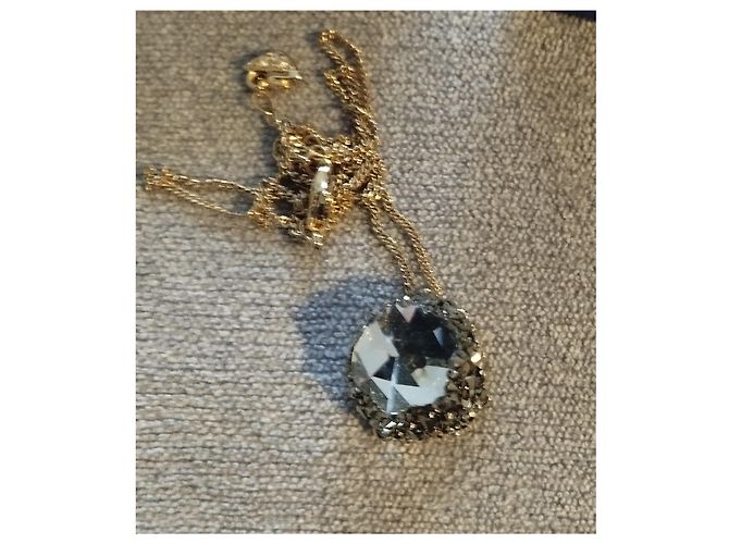 Echter Swarovski Anhänger-Halskette (vergoldet) - Ansicht 2