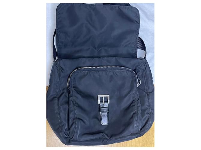 Borsa a Tracolla Prada Re-Nylon Nera - vista 2