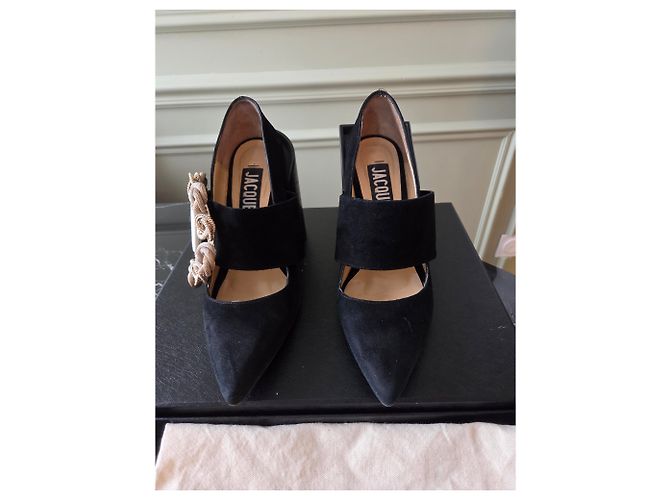 Zapatos de tacón altos Jacquemus negros – Bijou – Bolsa de polvo - vista 2