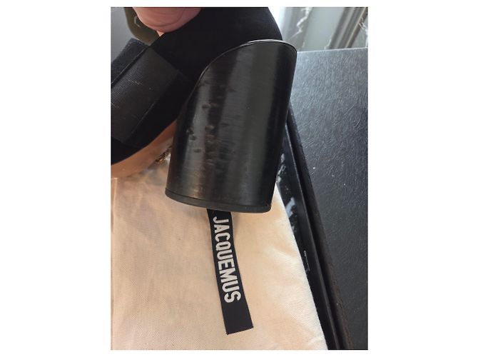 Zapatos de tacón altos Jacquemus negros – Bijou – Bolsa de polvo - vista 3