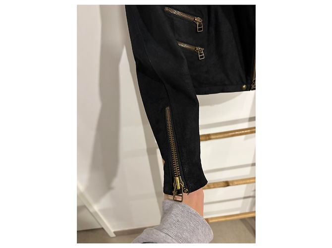 100% Lammlederjacke IRO Größe 0 / XS - Ansicht 3