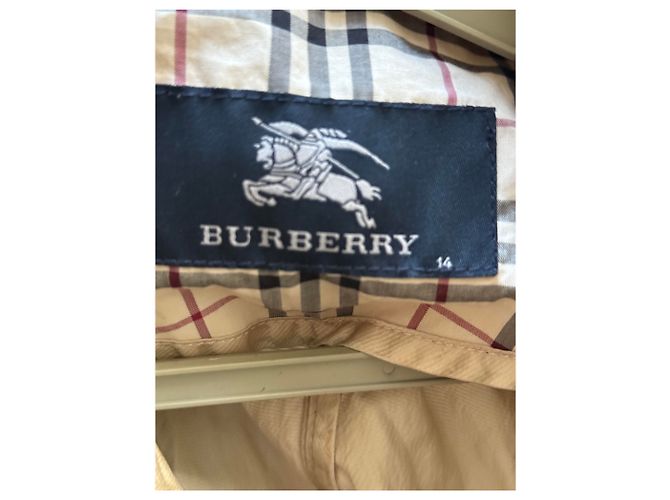 Burberry trench beige check intérieur, 14 ans (34/36) - vue 3
