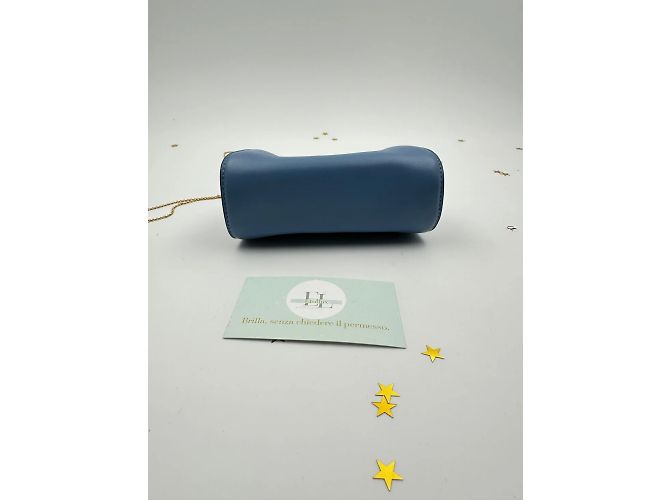 Fendi Nano Peekaboo – Pelle Azzurra Blu Blu chiaro - vista 9