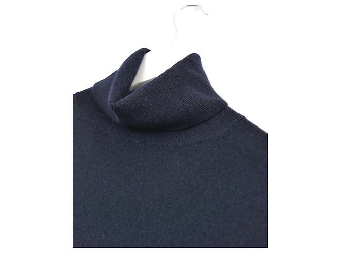 Vestido de lana/cashmere Allude en navy Azul marino - vista 4