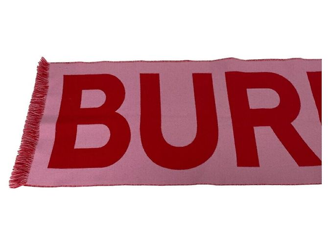 Chal de lana rosa para mujer Burberry Roja - vista 4