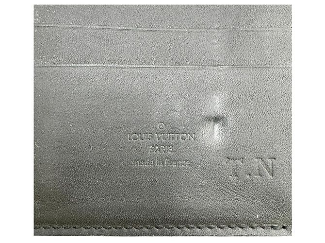 Organizer Borsa Clutch Louis Vuitton Damier Infini Nero - vista 12