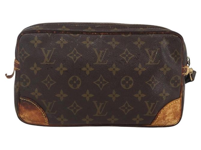 LOUIS VUITTON Clutch Marly Dragonne GM Monogram M51825 LV Auth 159390 Monogramma - vista 2