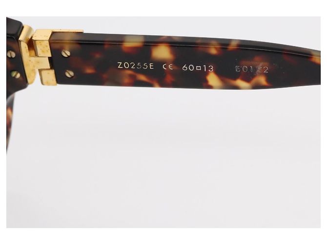 Louis Vuitton GAFAS DE SOL OVERSIZE SUPSON DE PLÁSTICO MARRÓN LV AUTH BA9323 Castaño - vista 12