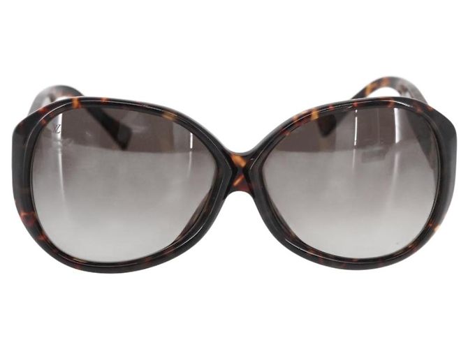 Louis Vuitton GAFAS DE SOL OVERSIZE SUPSON DE PLÁSTICO MARRÓN LV AUTH BA9323 Castaño - vista 13