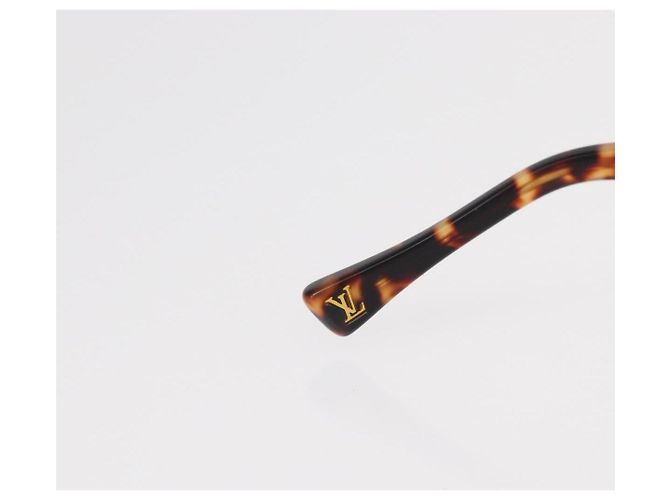 Louis Vuitton GAFAS DE SOL OVERSIZE SUPSON DE PLÁSTICO MARRÓN LV AUTH BA9323 Castaño - vista 14