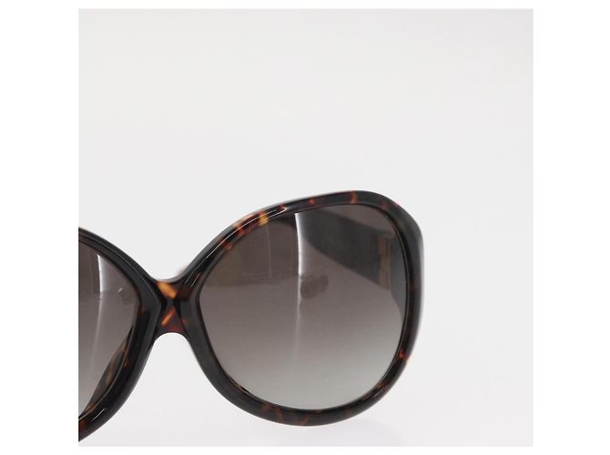Louis Vuitton GAFAS DE SOL OVERSIZE SUPSON DE PLÁSTICO MARRÓN LV AUTH BA9323 Castaño - vista 4