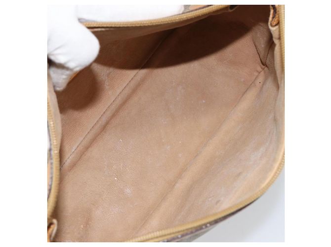 Gucci Borsa a Spalla Micro GG Supreme PVC Beige Oro Auth BA9394 D'oro - vista 11