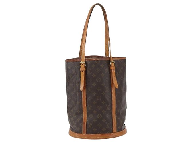 LOUIS VUITTON Borsa a Spalla Monogram Bucket GM M42236 LV Auth 159224 Monogramma - vista 13