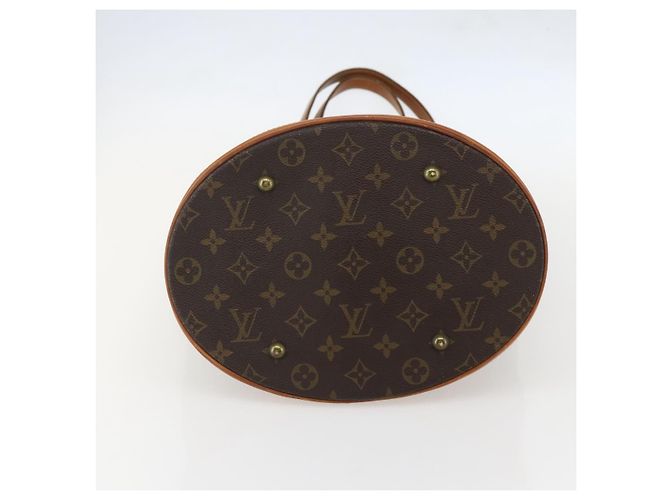 LOUIS VUITTON Borsa a Spalla Monogram Bucket GM M42236 LV Auth 159224 Monogramma - vista 5