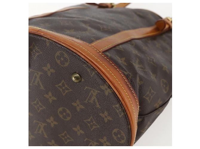 LOUIS VUITTON Borsa a Spalla Monogram Bucket GM M42236 LV Auth 159224 Monogramma - vista 9