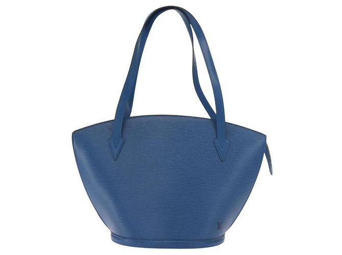 LOUIS VUITTON Borsa a Spalla Epi Saint Jacques Blu M52275 LV Auth 160158 - vista 13