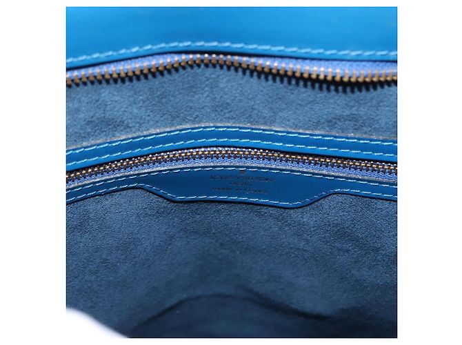 LOUIS VUITTON Borsa a Spalla Epi Saint Jacques Blu M52275 LV Auth 160158 - vista 17