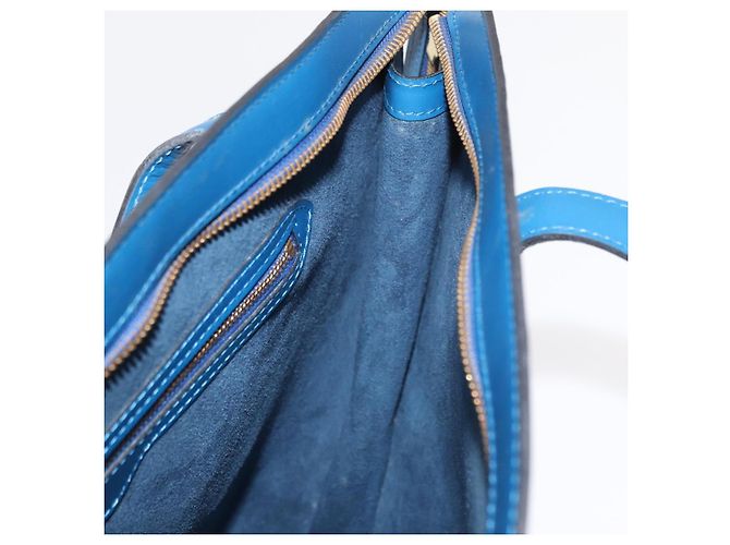 LOUIS VUITTON Borsa a Spalla Epi Saint Jacques Blu M52275 LV Auth 160158 - vista 18