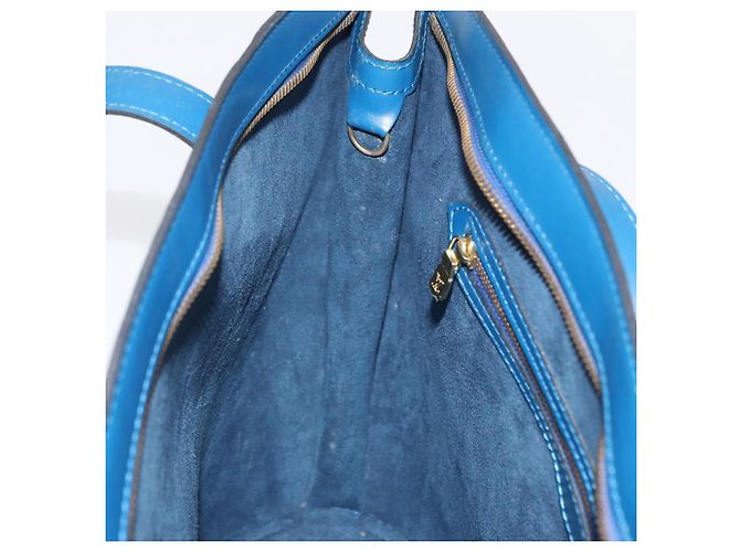 LOUIS VUITTON Borsa a Spalla Epi Saint Jacques Blu M52275 LV Auth 160158 - vista 19