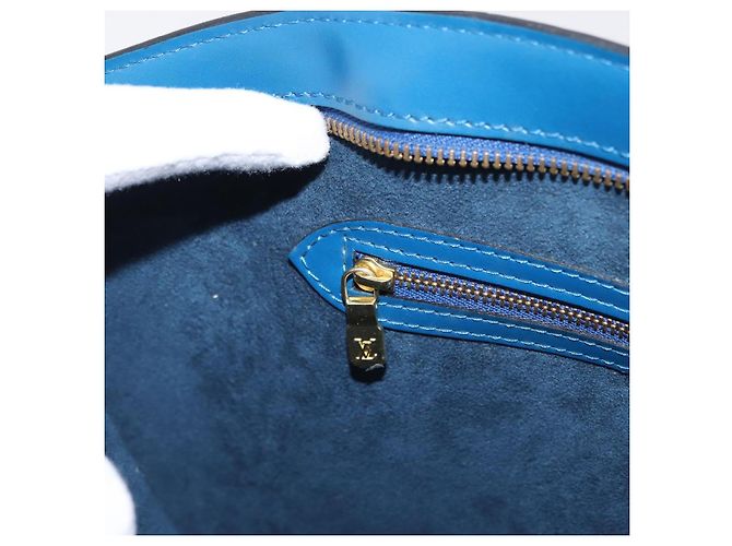LOUIS VUITTON Borsa a Spalla Epi Saint Jacques Blu M52275 LV Auth 160158 - vista 20