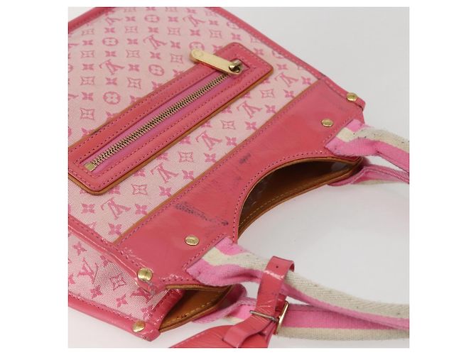 LOUIS VUITTON Monogram Mini Suck Catlin Borsa a Mano Rosa Oro M92930 LV Auth 159562 D'oro - vista 6