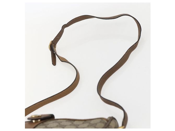 Borsa Sherry Line GG Supreme Web di GUCCI in PVC beige e oro 89 02 032 Auth 159407 D'oro - vista 8