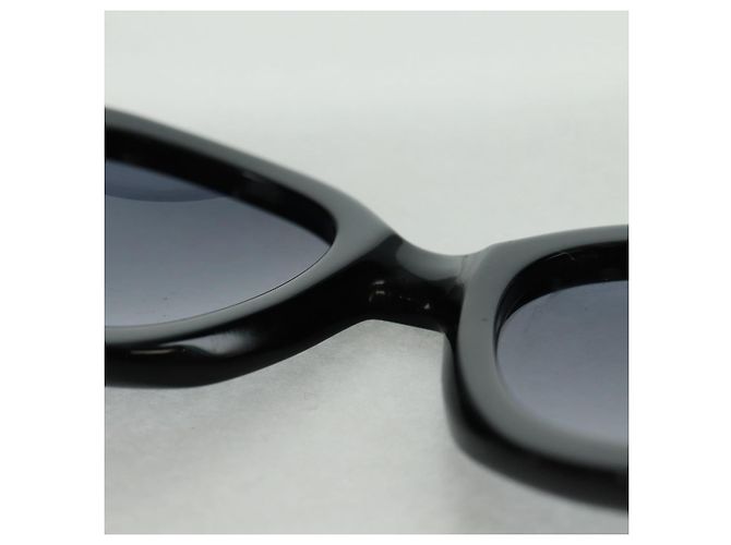 Gafas de sol CHANEL de plástico Negro CC Auth ka1252 - vista 17