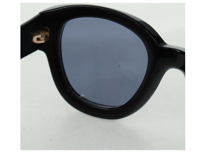 Gafas de sol CHANEL de plástico Negro CC Auth ka1252 - vista 18