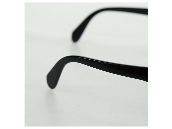 Gafas de sol CHANEL de plástico Negro CC Auth ka1252 - vista 5
