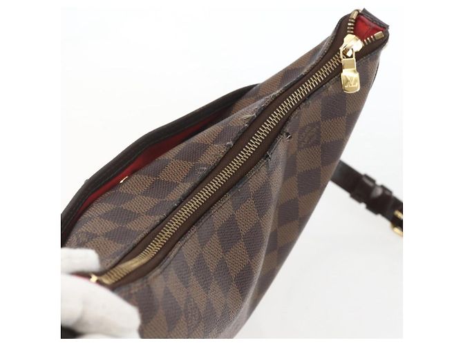 LOUIS VUITTON Borsa a Spalla Bloomsbury PM Damier Ebene N42251 Auth LV ka1290 - vista 6