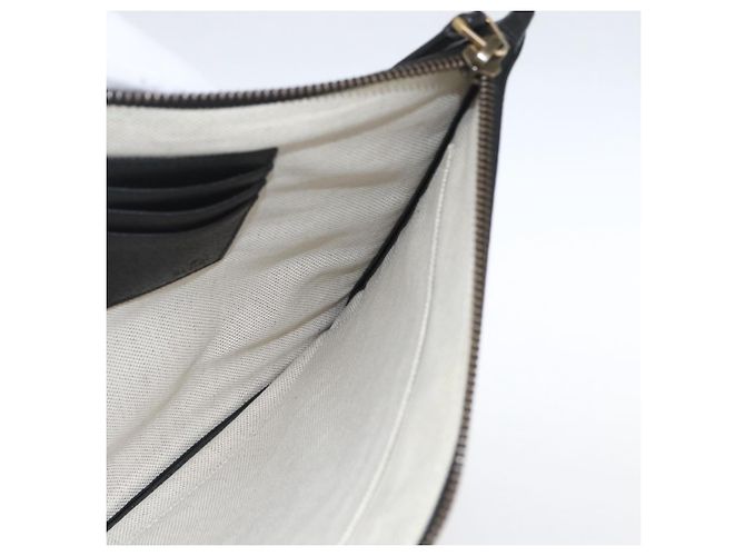 GUCCI Clutch Tasche aus Leder Schwarz Gold 475317 Auth ka1319 Golden - Ansicht 20