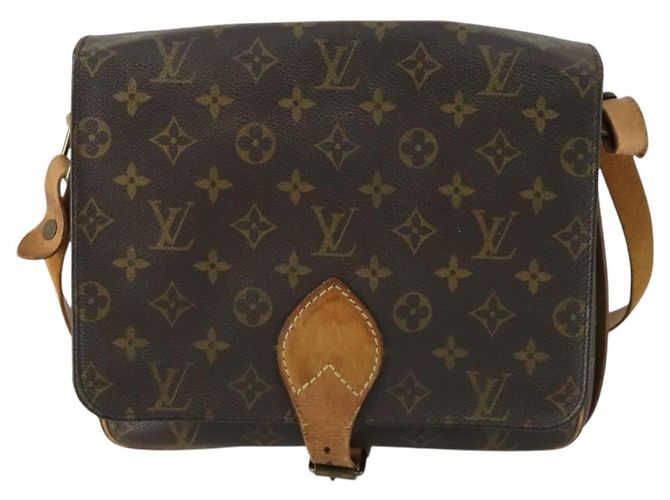 LOUIS VUITTON Borsa a Spalla Monogram Cartouchiere GM M51252 LV Auth ka1311 Monogramma - vista 13