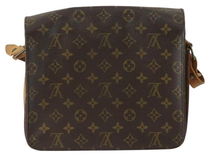 LOUIS VUITTON Borsa a Spalla Monogram Cartouchiere GM M51252 LV Auth ka1311 Monogramma - vista 2
