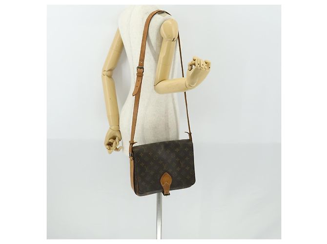 LOUIS VUITTON Borsa a Spalla Monogram Cartouchiere GM M51252 LV Auth ka1311 Monogramma - vista 26